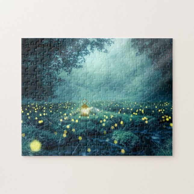 Firefly forest jigsaw puzzle (Horizontal)