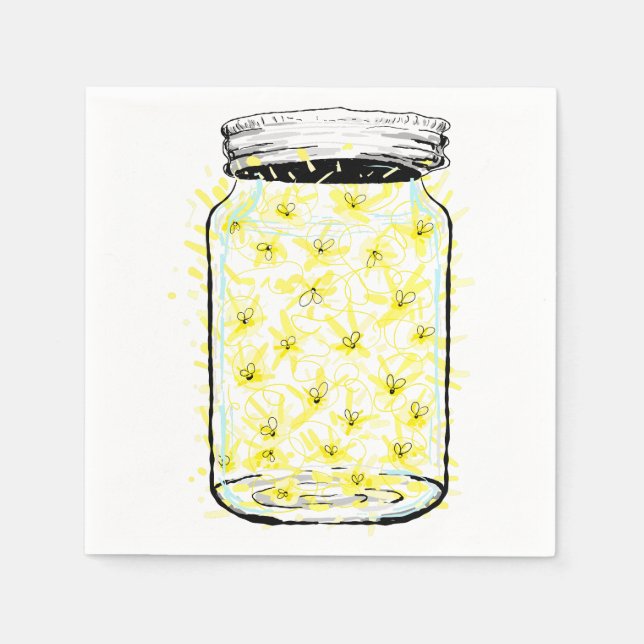 Firefly Frenzy Napkins (Front)