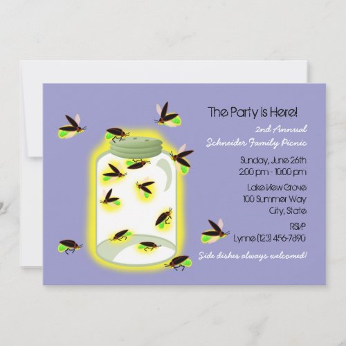 Firefly Frolic Party Invitations