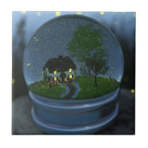 Firefly Globe Decorative Tile