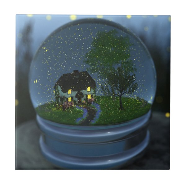 Firefly Globe Decorative Tile