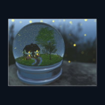 Firefly Globe Postcard