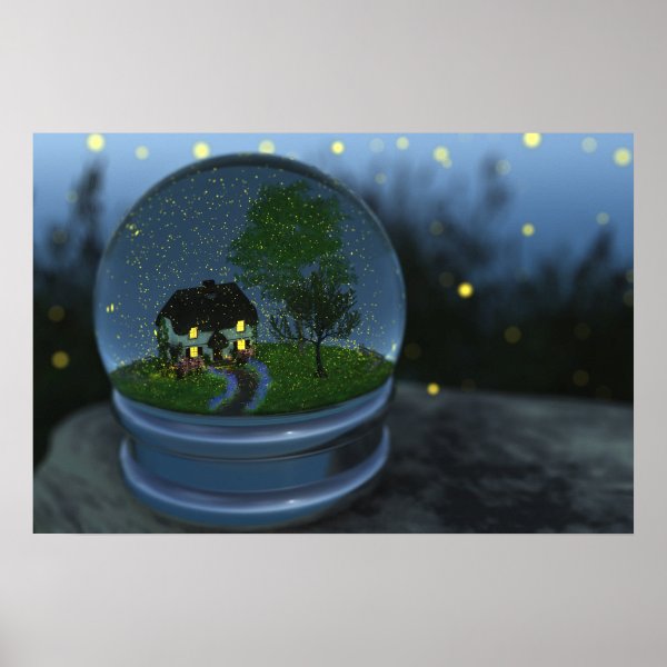 Firefly Globe Print