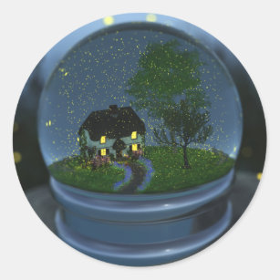Firefly Globe Stickers