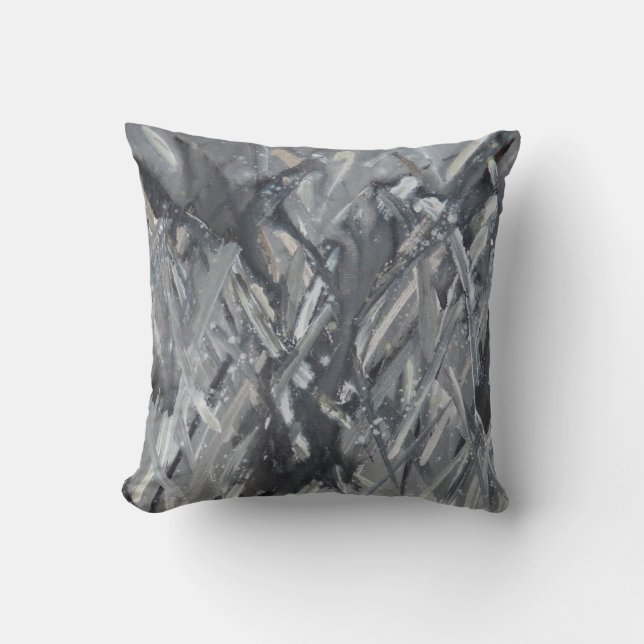 Firefly Ice Dance Throw Pillow (Front)