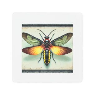 Firefly in natural habitat 111024IREF224 - Waterco Metal Print