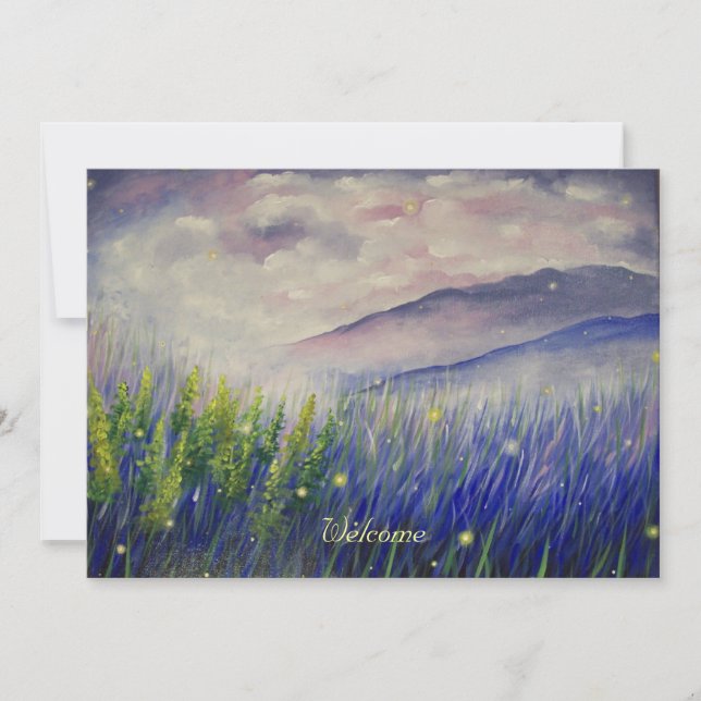 Firefly Invitation (Blank Inside) (Front)