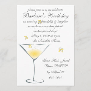 Firefly Martini Invitation