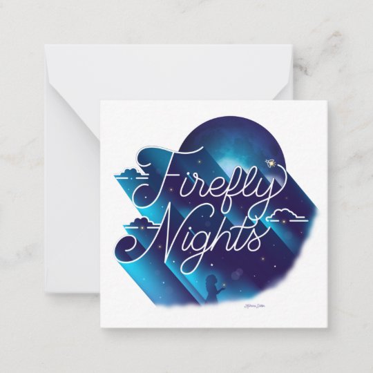 Firefly Nights / Stationery Note Card