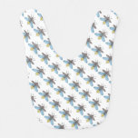 Firefly (pattern white) - Baby Bib