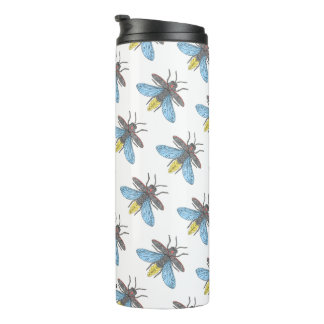 Firefly (pattern white) - Thermal Tumbler