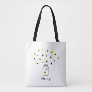 Firefly personalized tote