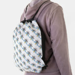 Firefly (white) - Drawstring Bag