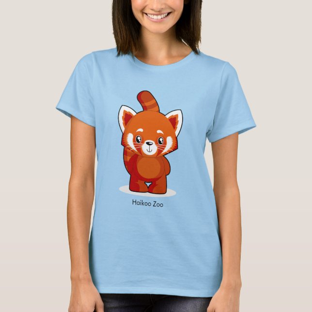 Firefox Ladies Ringer T-Shirt (Front)