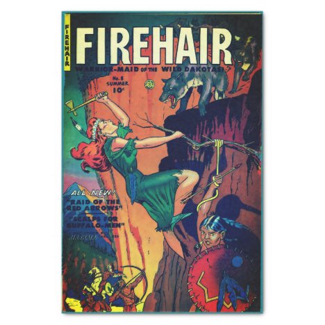Firehair #8—Warrior-Maid of the Dakotas! Tissue Paper