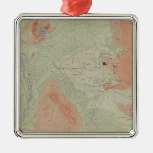Firehole Geyser Basin Metal Ornament