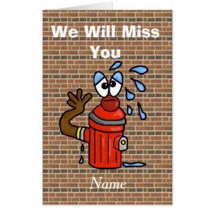 Firehydrant Fire Service BIG Retirement Card
