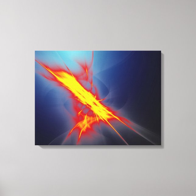 Firelight Wrapped Canvas Print (Front)