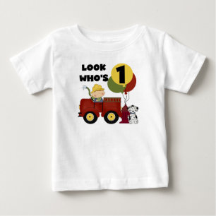 Fireman 1st Birthday Tshirts and Gifts