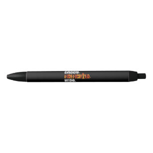 Fireman American Flag Red Line US Firefighter Dad Pen