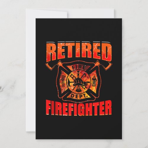 Fireman American Flag Red Line US Firefighter Holiday Card