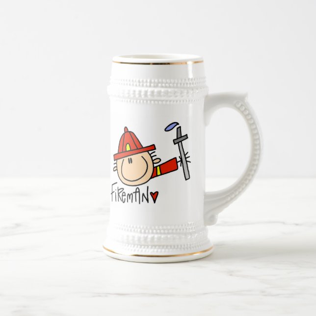 Fireman Beer Stein (Right)