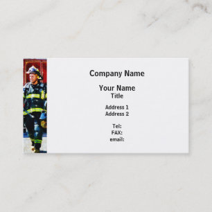 Fireman Business Card