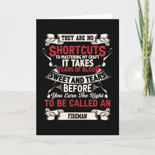 Fireman Card