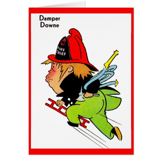 fireman Damper Downe Cards (Front)