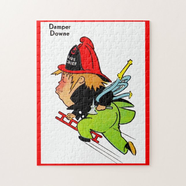 fireman Damper Downe Jigsaw Puzzle (Vertical)