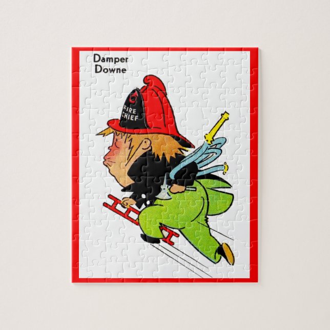 fireman Damper Downe Jigsaw Puzzle (Vertical)