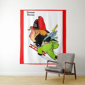 fireman Damper Downe Tapestry