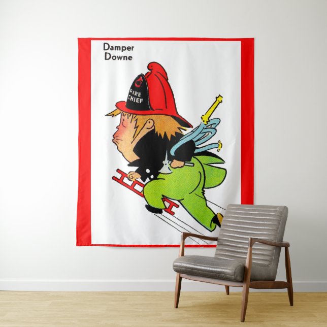 fireman Damper Downe Tapestry (In Situ)