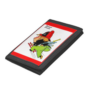 fireman Damper Downe Tri-fold Wallet