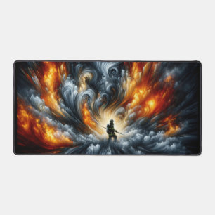 Fireman desk mat
