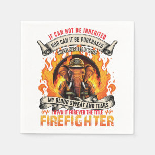 Fireman elephant napkins