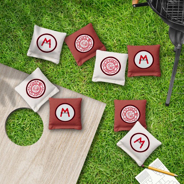 Fireman Emblem Cornhole Bags (Creator Uploaded)
