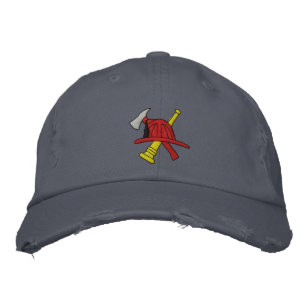 Fireman Embroidered Hat