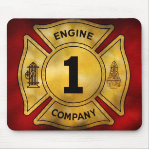Fireman - Engine Company 1 Mouse Pad