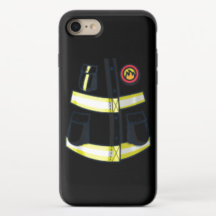 Fireman Firefighter Costume Halloween Easy Cosplay iPhone 8/7 Slider Case