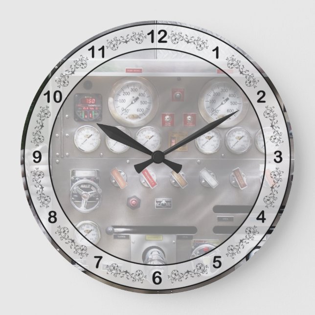 Fireman - Fireman's Controls Large Clock (Front)