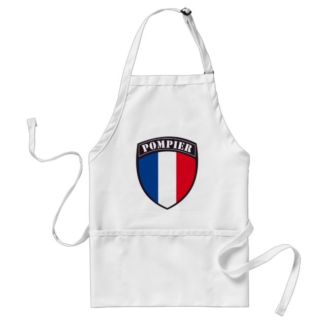 fireman France Adult Apron (Front)