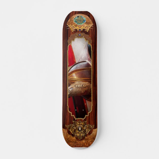 Fireman - Hat - Commander Skateboard Deck (Front)