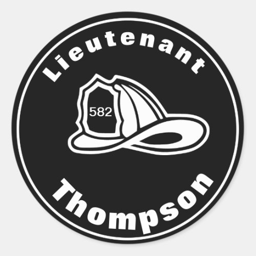 Fireman Hat Stickers