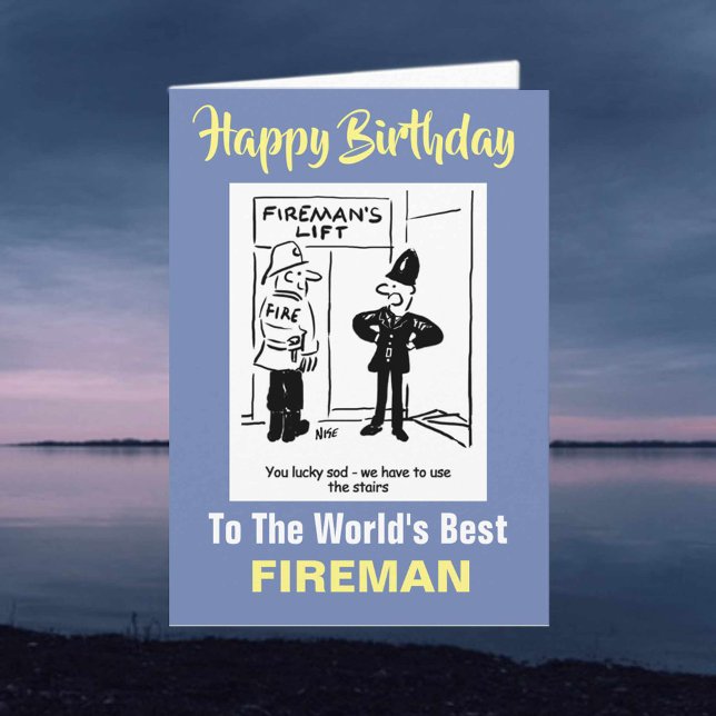 Fireman Joke  - Happy Birthday Card (Creator Uploaded)