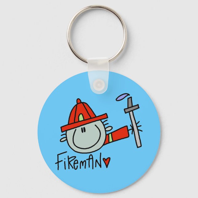 Fireman Keychain (Front)