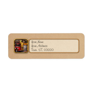 Fireman - Metuchen Fire Department Label