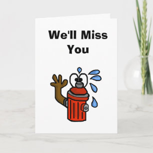 Fireman Retirement Card Customize It!