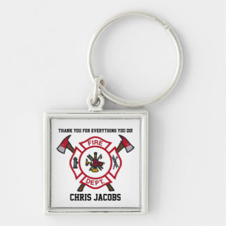 Fireman Thank You! Keychain