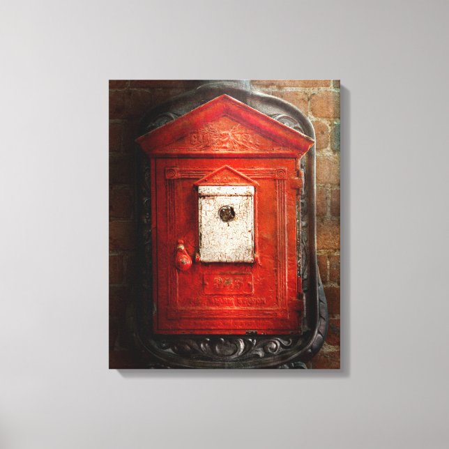 Fireman - The fire box Canvas Print (Front)